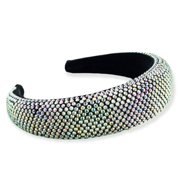 🆕Luxury Crystal Diamond Rhinestone Padded Headband - Picture 2 of 6